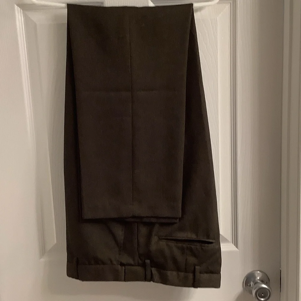 Puritan Heather Brown Dress Pants, 34 x 32 - Picture 1 of 5